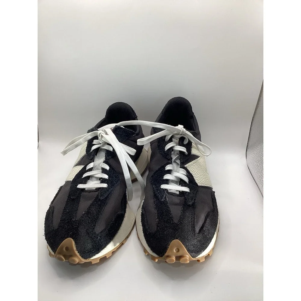 Size 9.5 - New Balance 327 Black White Gum W